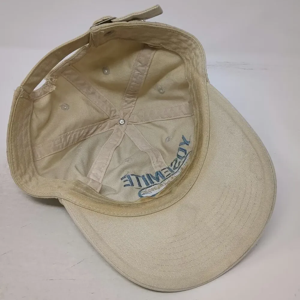 Yosemite National Park Mountain Beige One Size Slideback Baseball Cap Hat